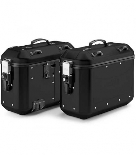 MALETAS LATERALES GIVI DOLOMITI 36 LITROS ALUMINIO NEGRO