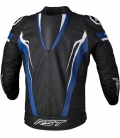 CHAQUETA DE PIEL RST TRACTECH EVO 5 CE HOMBRE - NEGRO / BLANCO / AZUL