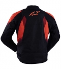 CHAQUETA ALPINESTARS T-SP 1 V2 WATERPROOF NEGRO / ROJO FLUOR