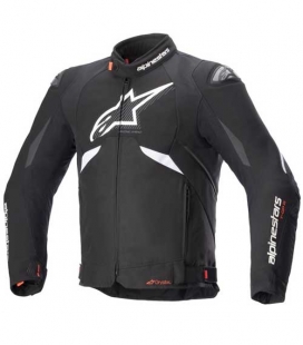 CHAQUETA ALPINESTARS T-GP R V3 DRYSTAR NEGRA / BLANCA