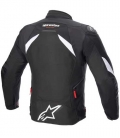 CHAQUETA ALPINESTARS T-GP R V3 DRYSTAR NEGRA / BLANCA
