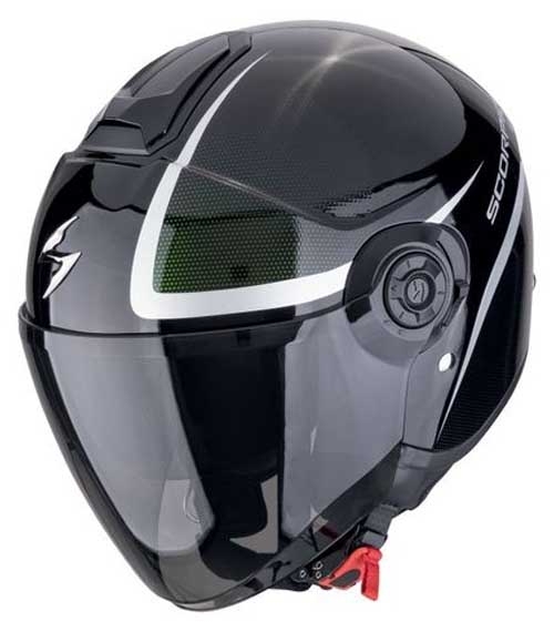 CASCO SCORPION EXO-CITY II INTERCITY NEGRO / CAMALEÓN