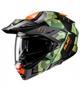 CASCO INTEGRAL HJC I80 ROKI BLANCO / AZUL / ROJO