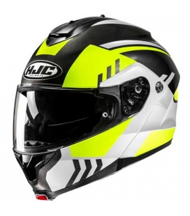 CASCO INTEGRAL C91N KAON NEGRO / AMARILLO / BLANCO