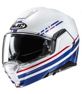 CASCO MODULAR  HJC I100 SYSMA BLANCO / ROJO / AZUL