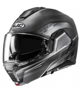 CASCO MODULAR  HJC I100 SYSMA NEGRO / ROJO
