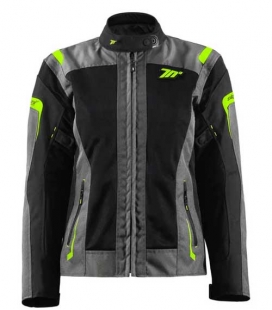 CHAQUETA MUJER SEVENTY DEGREES SD-JT68 SAHARA GRIS / AMARILLO FLÚOR