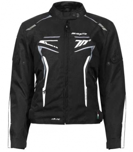 CHAQUETA HOMBRE SEVENTY DEGREES SD-JR65 PISTON NEGRO / ROJO / BLANCO