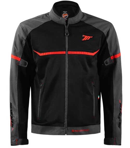 CHAQUETA CORDURA VERANO SEVENTY DEGREES SD-JR30.1 MOJAVE NEGRO / BLANCO