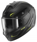 CASCO INTEGRAL SHARK RIDILL 2 MEKARIUM NEGRO / AMARILLO NEON