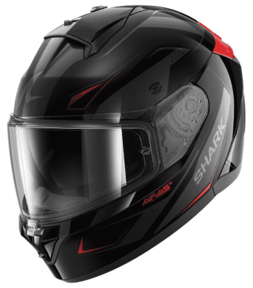 CASCO INTEGRAL SHARK RIDILL 2 MEKRANIUM NEGRO / ROJO