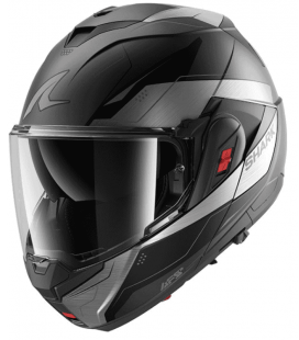 CASCO MODULAR SHARK OXO MEKARIUM NEGRO / GRIS