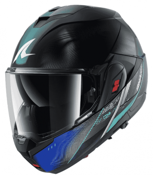 CASCO MODULAR SHARK OXO SPEED TECH NEGRO / AZUL