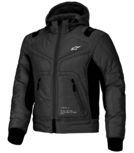 CHAQUETA ALPINESTARS MOHOBBS WP NEGRO / NARANJA FLUOR