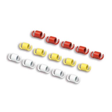 SET 9 MUELLES SP MALOSSI EMBR.OEM/FLY/DELTA AMARILLO/BLANCO/ROJO 2914484