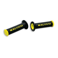 PAR PUÑOS NEGROS MALOSSI CUP CON LOGO AMARILLO (CERRADO) 6914060.Y0