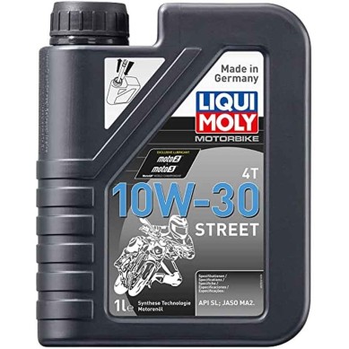 BOTELLA DE 1L ACEITE LIQUI MOLY HC SINTÉTICO 15W-50 STREET