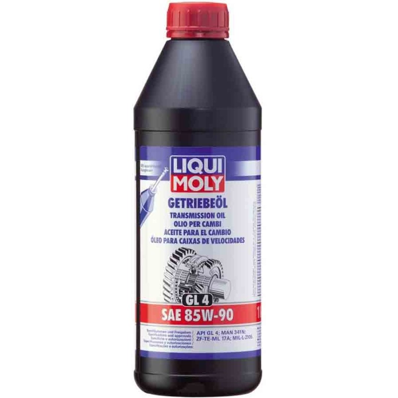 BOTELLA 1L DE ACEITE DE TRANSMISIÓN LIQUI MOLY GL4 85W90