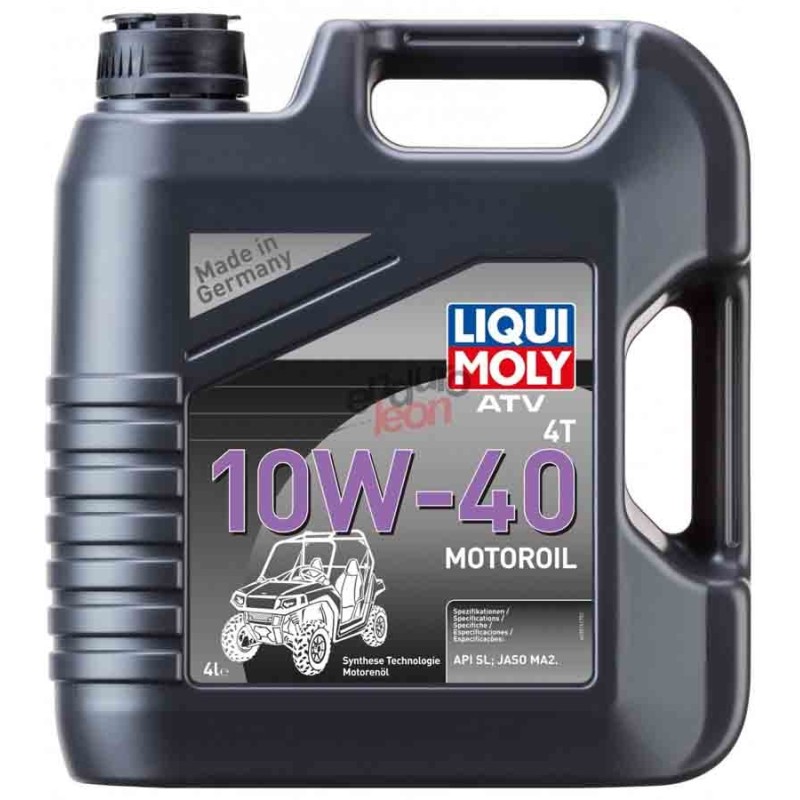 BOTE 1L DE ACEITE LIQUI MOLY HC SINTÉTICO ATV 10W-40