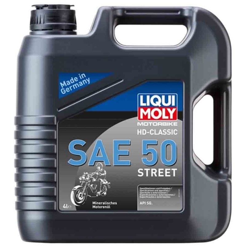 GARRAFA 4L DE ACEITE LIQUI MOLY HD-CLASSIC SAE50 STREET