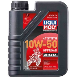 BOTELLA DE 1L ACEITE LIQUI MOLY 100% SINTÉTICO 10W-50 OFF ROAD RACE