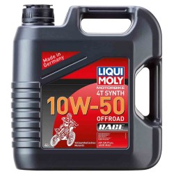 GARRAFA DE 4L ACEITE LIQUI MOLY 100% SINTÉTICO 10W-50 STREET RACE