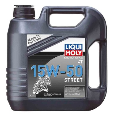 GARRAFA DE 4L ACEITE LIQUI MOLY HC SINTÉTICO 15W-50 STREET