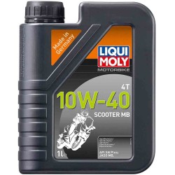 BOTELLA DE 1L ACEITE LIQUI MOLY MINERAL 10W-40 SCOOTER