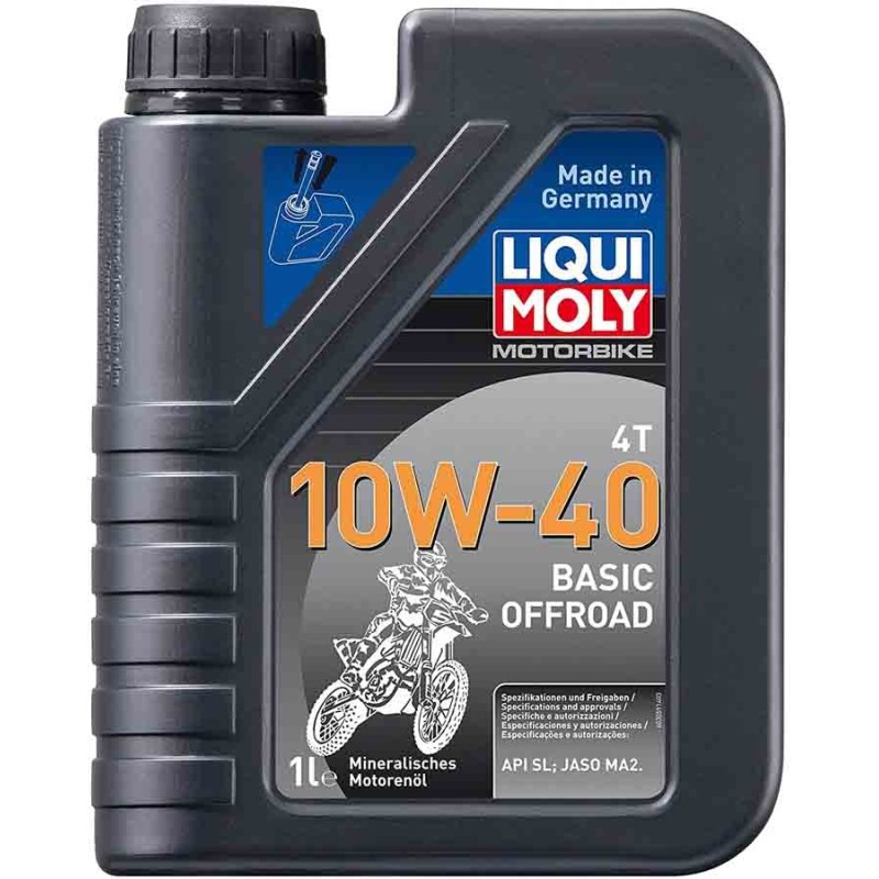 BOTE 1L DE ACEITE LIQUI MOLY 10W-40 BASIC OFFROAD