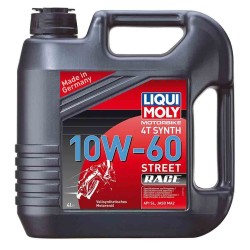 GARRAFA DE 4L ACEITE DE MOTOR LIQUI MOLY 100% SINTÉTICO 10W-60 RACE