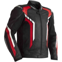 CHAQUETA DE PIEL RST AXIS NEGRO / BLANCO TALLA L