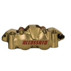 PINZA DERECHA 108mm DE FRENO ACCOSSATO PZ001 TITANIO COLOR ORO