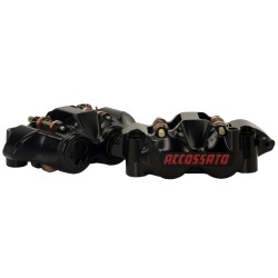 JUEGO PINZAS ACCOSSATO 108 MM  PZ001 TITANIO COLOR ORO