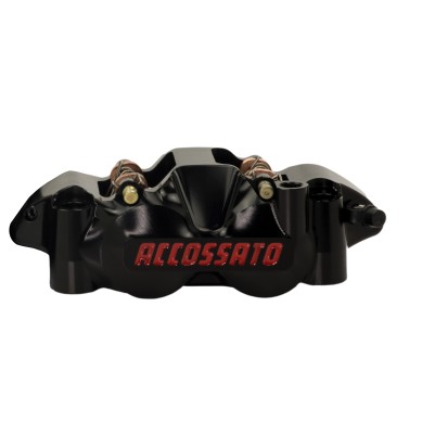 PINZA DERECHA 108 MM DE FRENO ACCOSSATO PZ001 TITANIO COLOR NEGRO