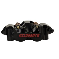 PINZA DERECHA 108 MM DE FRENO ACCOSSATO PZ001 TITANIO COLOR NEGRO