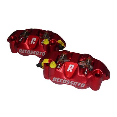 JUEGO PNZAS ACCOSSATO 108 MM PZ004 ROJO ANODIZADO