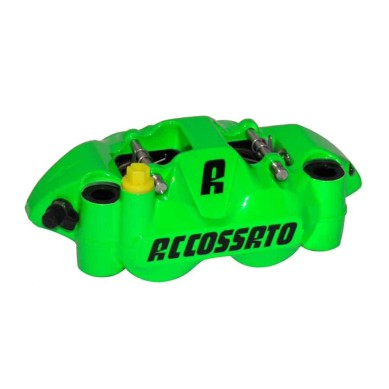 PINZA IZQUIERDA ACCOSSATO 108 MM PZ004 ALUMINIO VERDE FLUOR