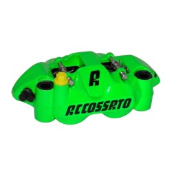 PINZA IZQUIERDA ACCOSSATO 108 MM PZ004 ALUMINIO VERDE FLUOR
