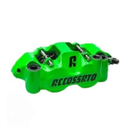 PINZA DERECHA ACCOSSATO 108 MM PZ004 ALUMINIO VERDE FLUOR