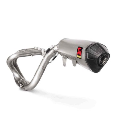 TUBO ESCAPE AKRAPOVIC PARA YAMAHA YXZ1000R 2016-2020 NO HOMOLOGADO SERIE EVOLUTION DE TITANIO