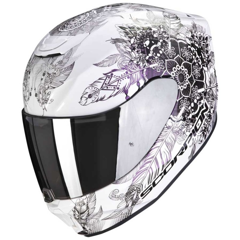 CASCO SCORPION EXO-391 DREAM BLANCO / CAMALEON