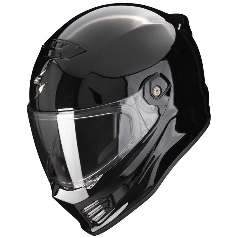 CASCO SCORPION COVERT FX SOLIDO NEGRO BRILLO