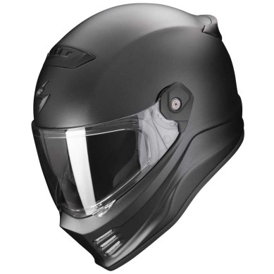 CASCO SCORPION COVERT FX SOLIDO NEGRO MATE PERLA