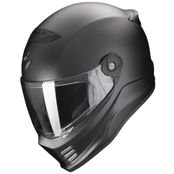 CASCO SCORPION COVERT FX SOLIDO NEGRO MATE PERLA