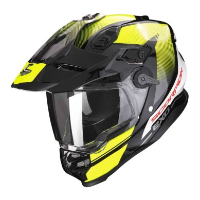 CASCO SCORPION ADF-9000 AIR TRAIL NEGRO / AMARILLO FLUOR