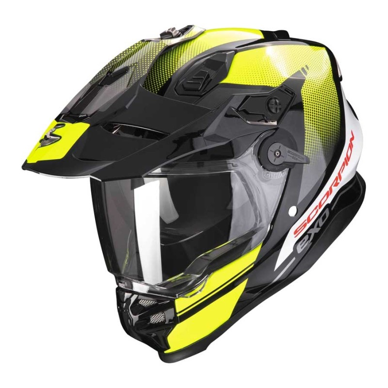 CASCO SCORPION ADF-9000 AIR TRAIL NEGRO / AMARILLO FLUOR