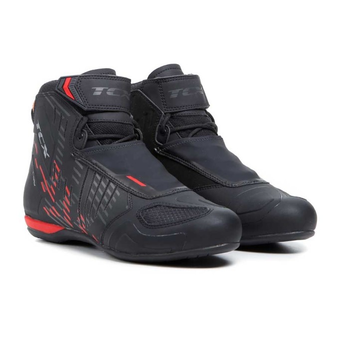 BOTAS TOURING TCX R04D WP NEGRO / ROJO