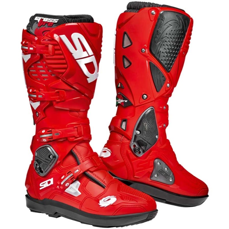 BOTAS DE MOTO SIDI CROSSFIRE 3 SRS ROJO / ROJO