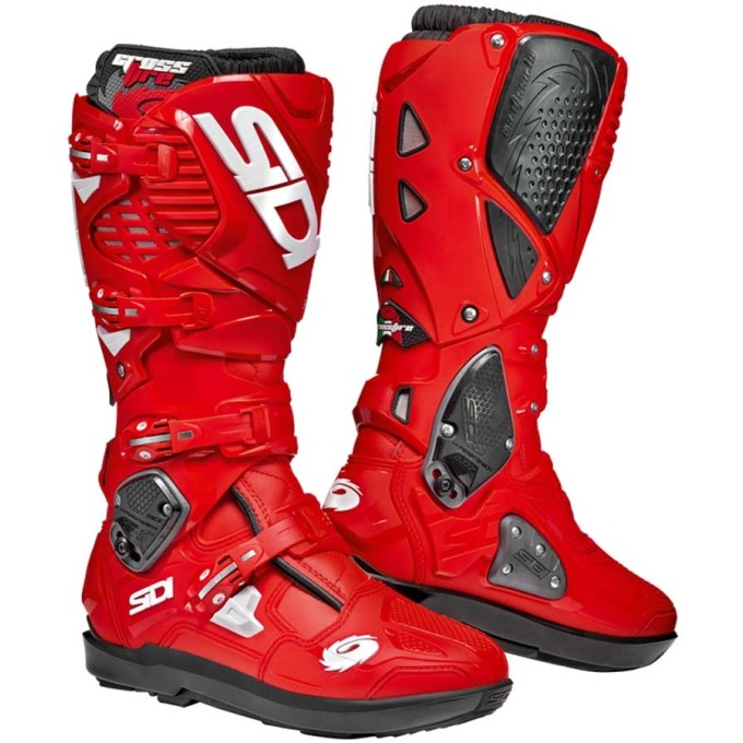 BOTAS DE MOTO SIDI CROSSFIRE 3 SRS ROJO / ROJO