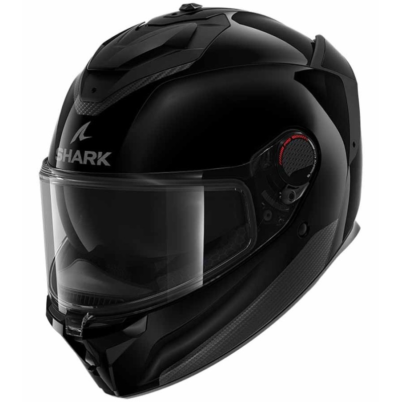 CASCO INTEGRAL SHARK SPARTAN GT PRO CARBÓN BLANK NEGRO BRILLO